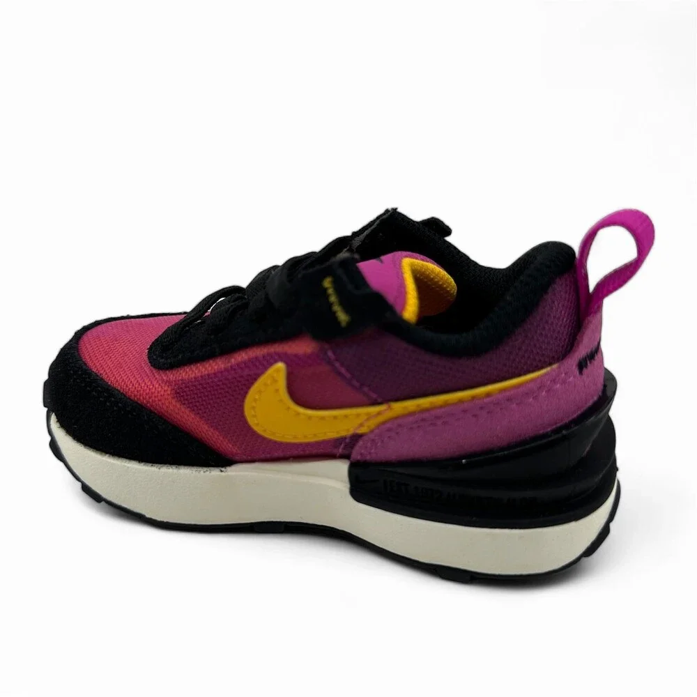 Nike Waffle One Active Fuchsia University Gold Baby Toddler Size 5 Sneaker
